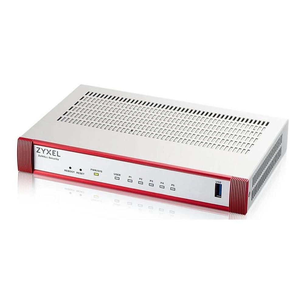 Zyxel - HUB Switch USGFLEX50HP-EU0102F para redes empresariales con firewall SPI 2 Gbps, IPS 1 Gbps y soporte VPN hasta 500 Mbps