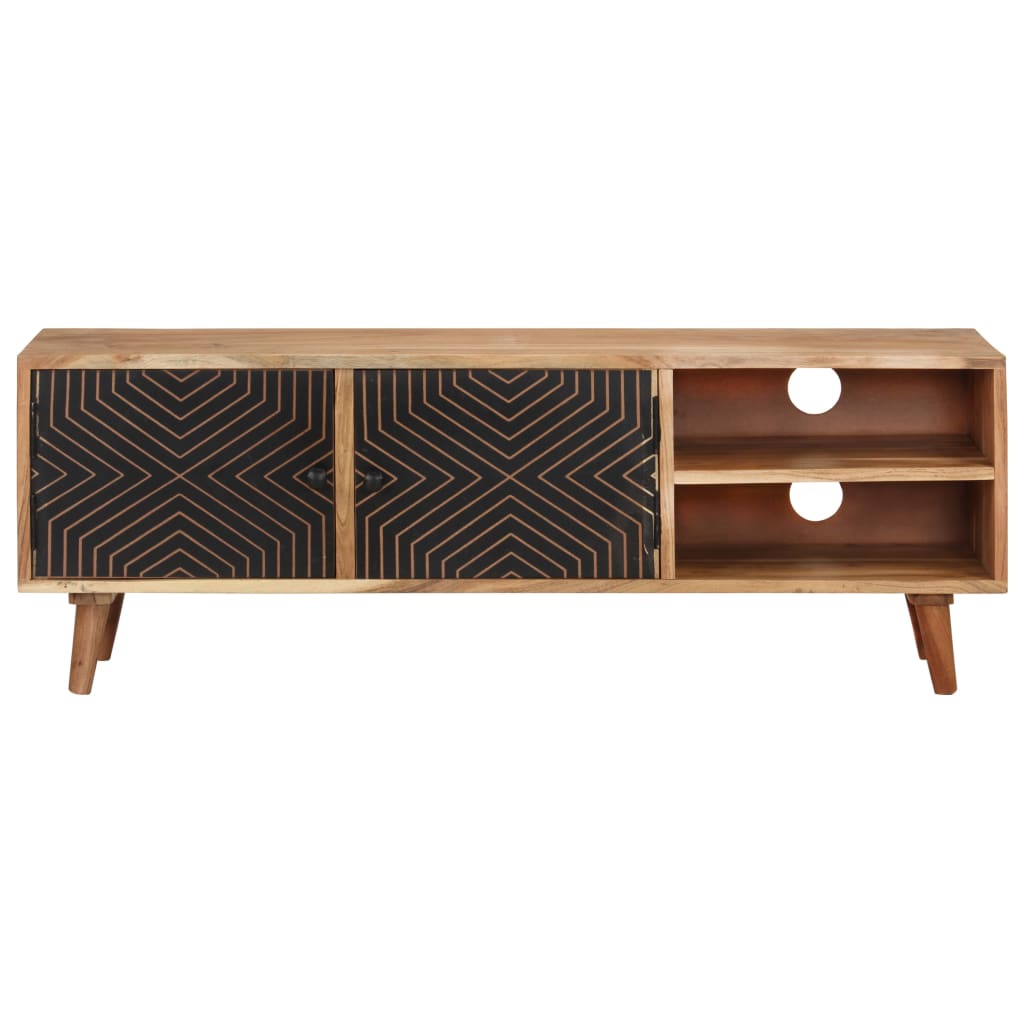 Vidaxl Mueble para TV Madera Maciza de Acacia 115x30x39 Cm