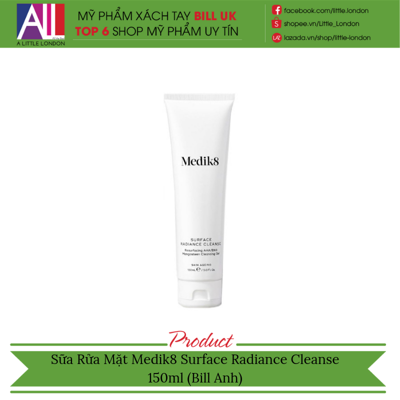 Medik8 Surface Radiance Cleanse 150Ml