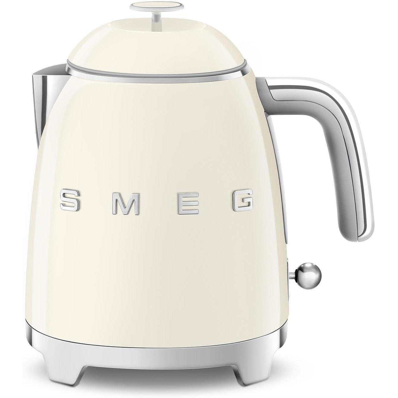 Mini Hervidor Smeg 50' Style Blanco/Crema/Negro/Rojo/Rosa/Verde 1400W