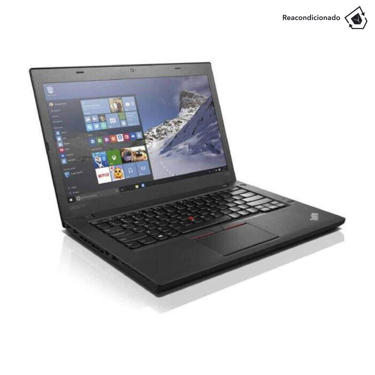 Portátil Lenovo ThinkPad T14 Reacondicionado Pantalla de 14" Full HD, Intel Core i5, 16GB RAM, 256GB SSD, Ultraportátil Profesional | Garantía de 3 años