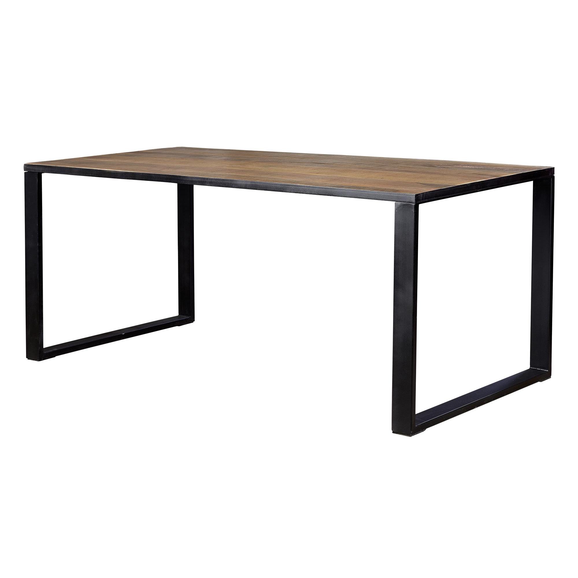 Mesa de comedor en madera de acacia y patas de metal 8 plazas