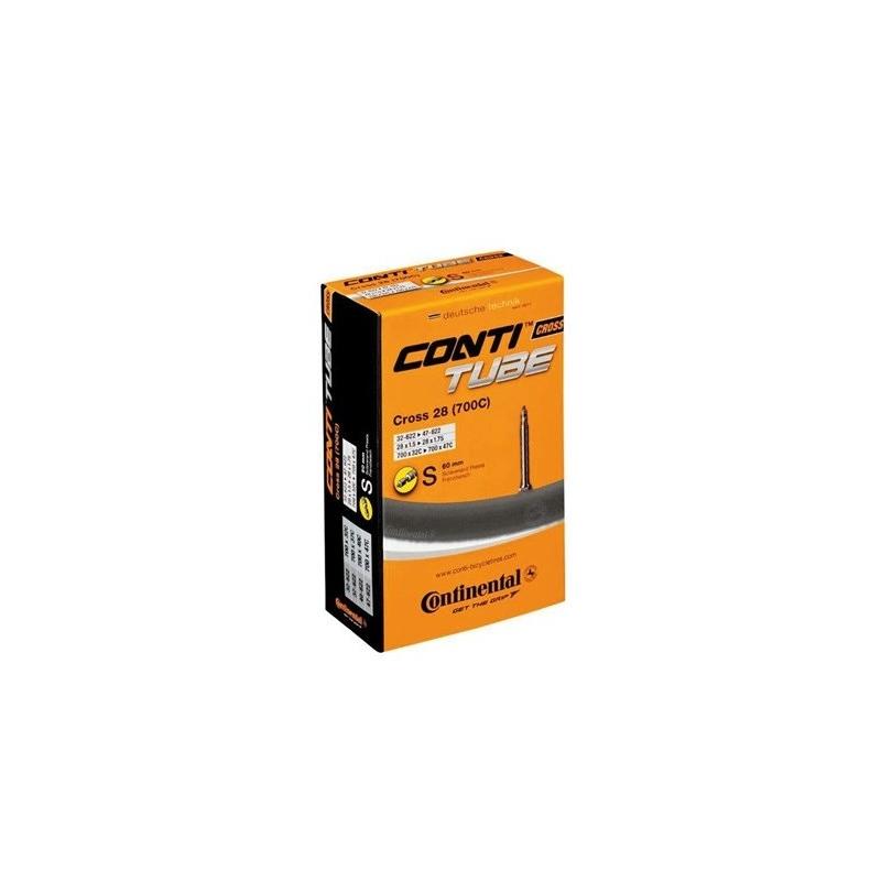 Continental - Cámara para bicicleta de carretera y ciclocross 700x32-47 (32/47-622), válvula Presta desmontable de 60 mm, ideal para uso diario y competición en ruta o gravel