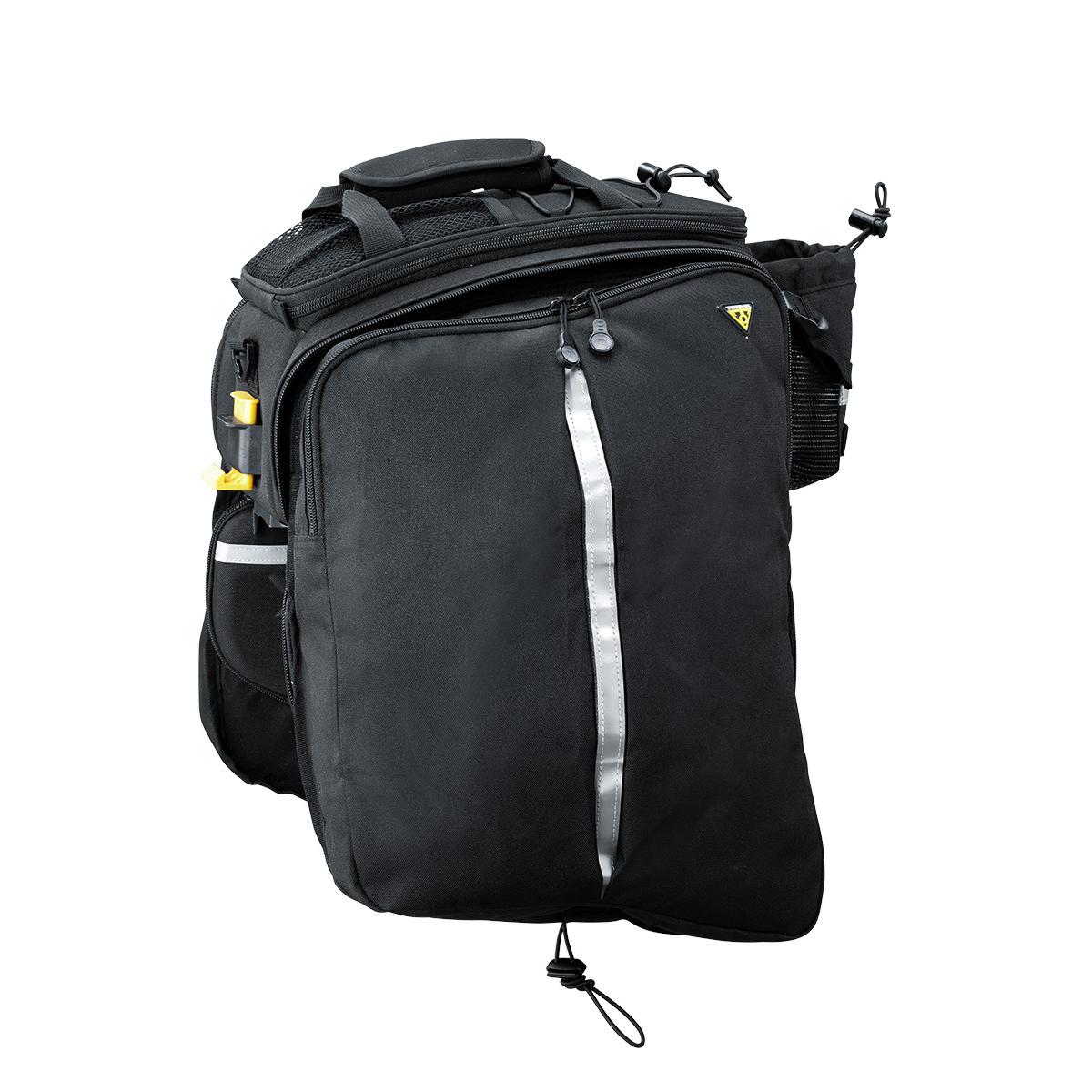 Topeak Bolsa de Portabultos Trasero con Alforjas Desplegables para Bicis MTB/Cicloturismo (MTX Trunkbag EXP)