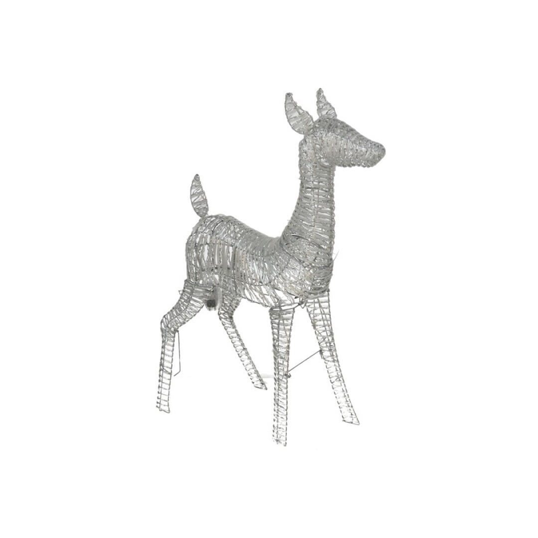 Gerimport Reno Xmas metal 72 led 104 cm plata