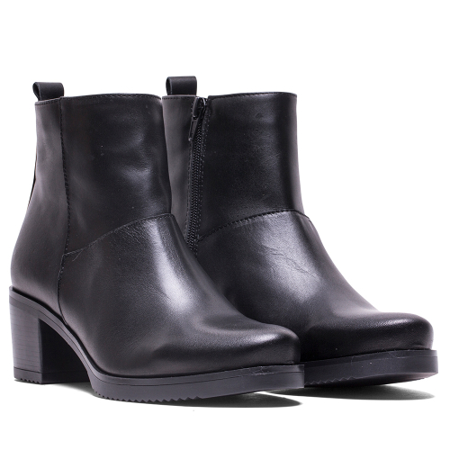 Botín Elodie F-3324 Piel Napa Negro | Tacón 45mm