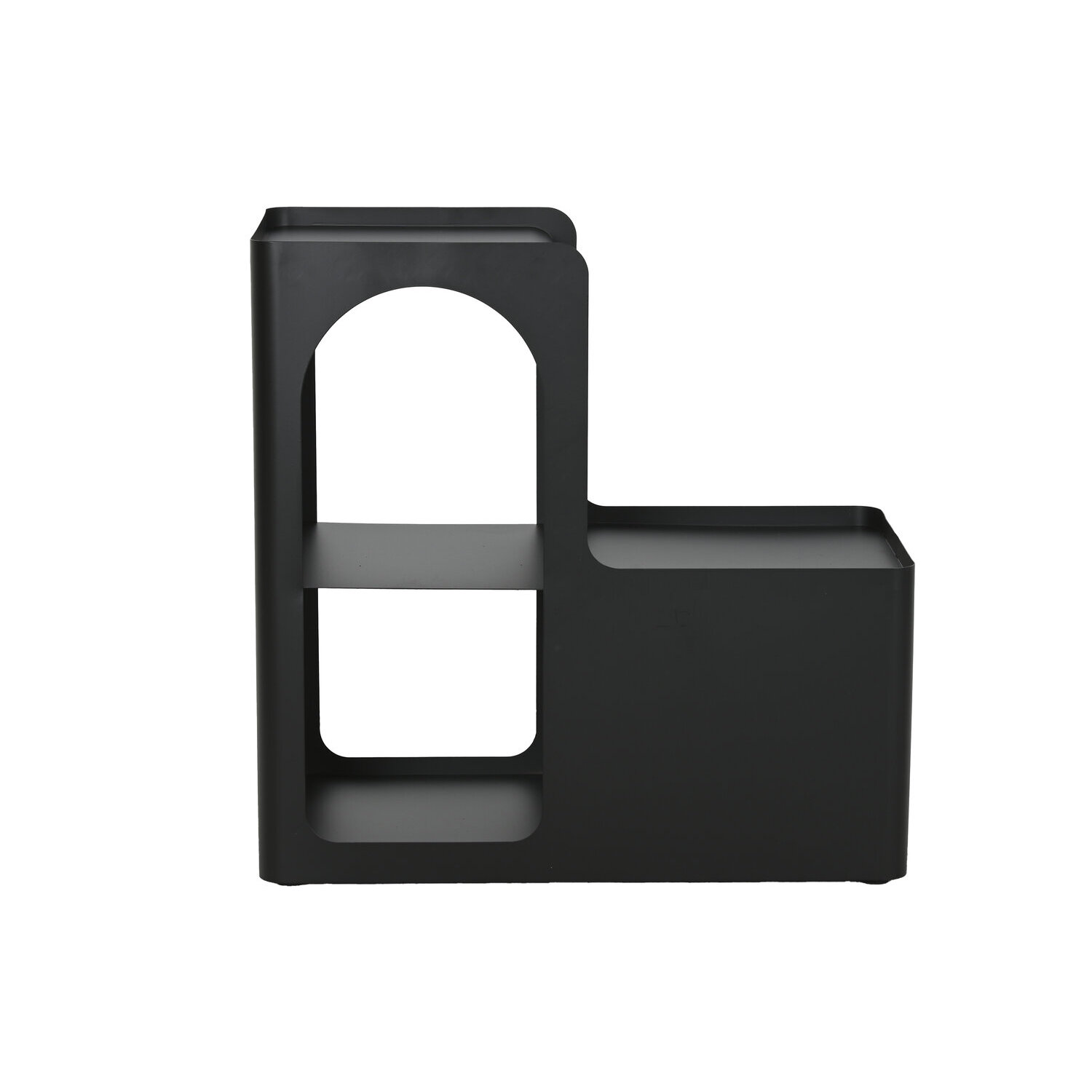 Mesita auxiliar metal 60x30x60 negro , El mejor complemento para tu hogar.