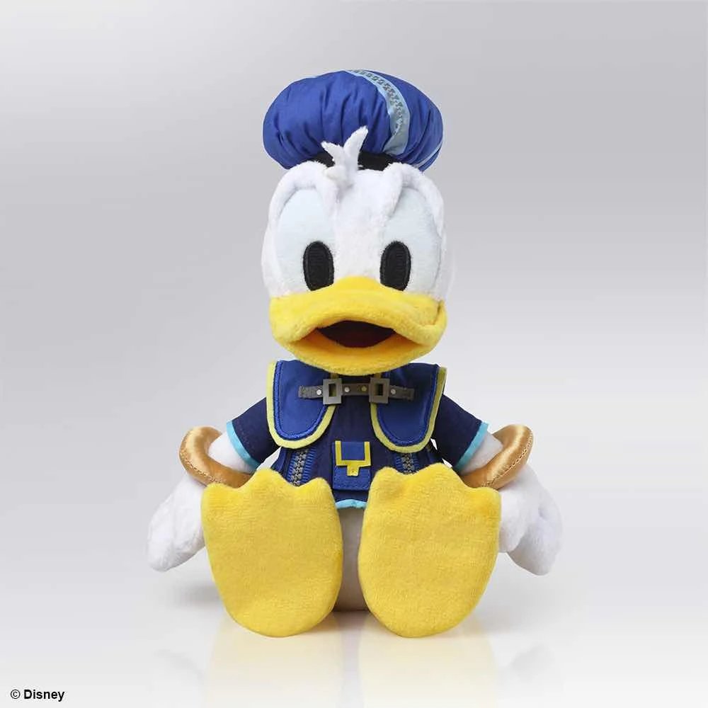 Square Enix - Peluche de Donald Duck Kingdom Hearts III H3PZZZ01 de colección para fans y coleccionistas, 30 cm, diseño detallado y materiales de alta calidad