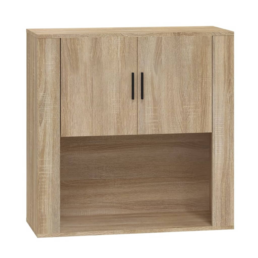 Vidaxl Armario de Pared en Madera Contrachapada 80x33x80 Cm - Mueble de Almacenaje de Salón