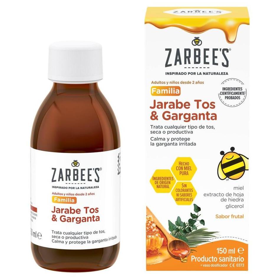 Zarbee’s Jarabe Familia Tos Y Garganta 150 ml
