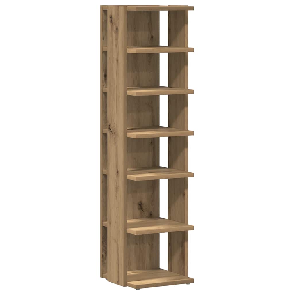 vidaXL Mesa de centro madera de ingeniería roble artisan 55x55x42 cm