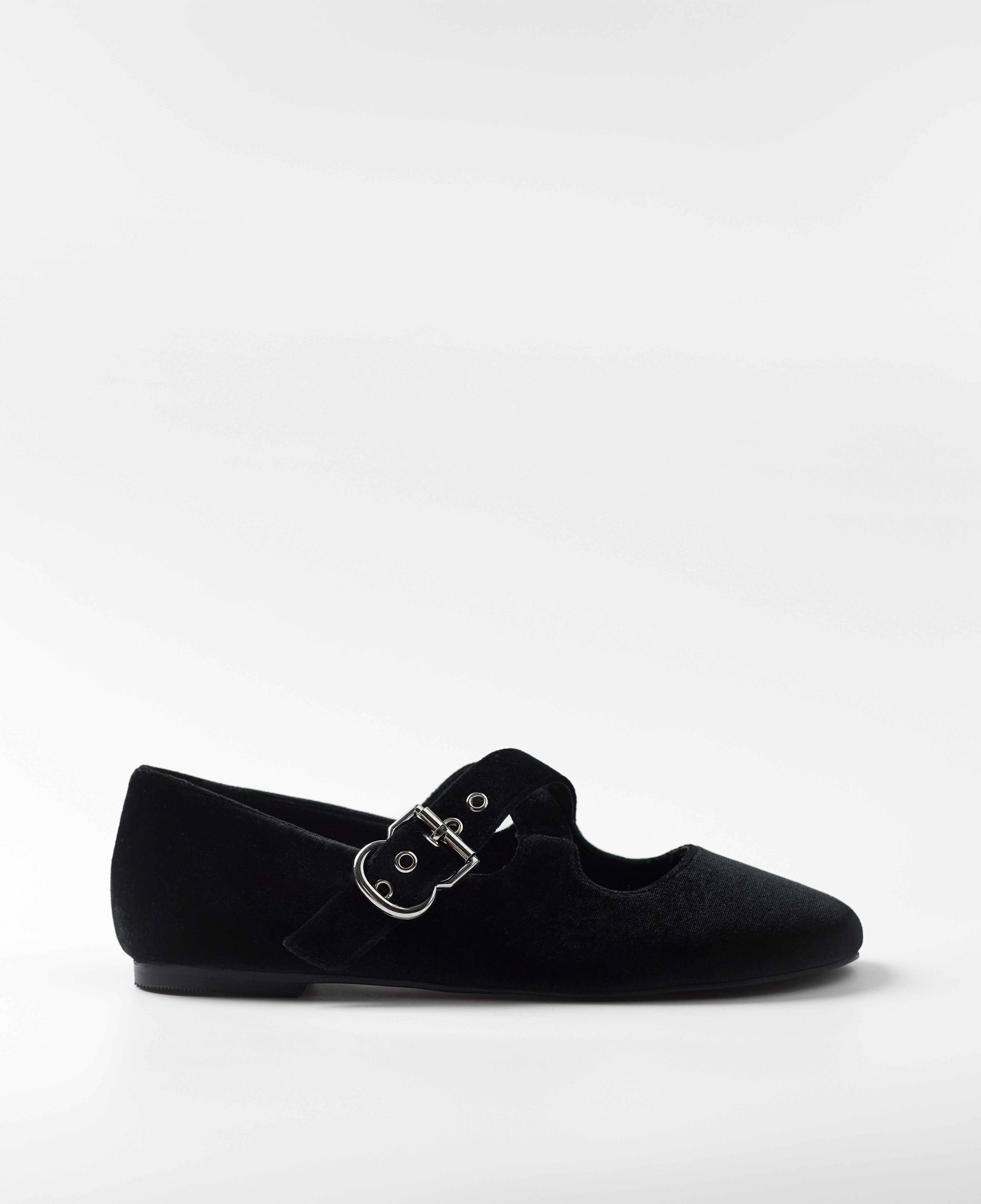 Mim Shoes FLO NEGRO VELVET Zapato plano Mujer 15068427911554