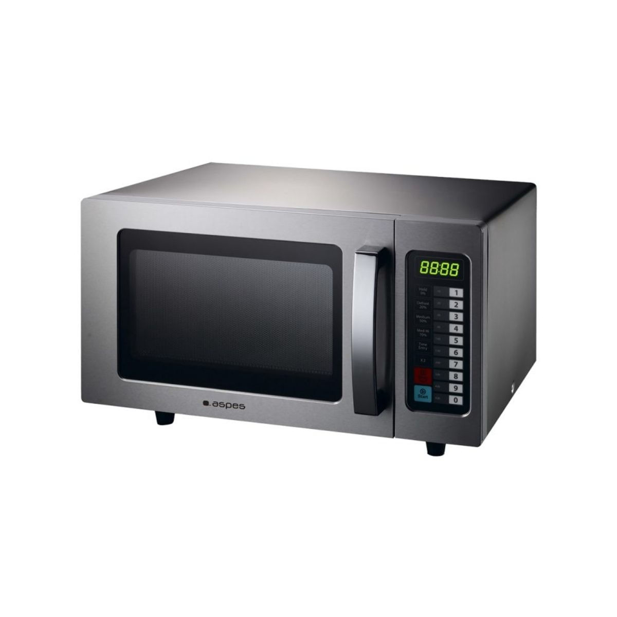 Microondas Aspes AMWH2510001MD 1000W 25L 6 programas inox