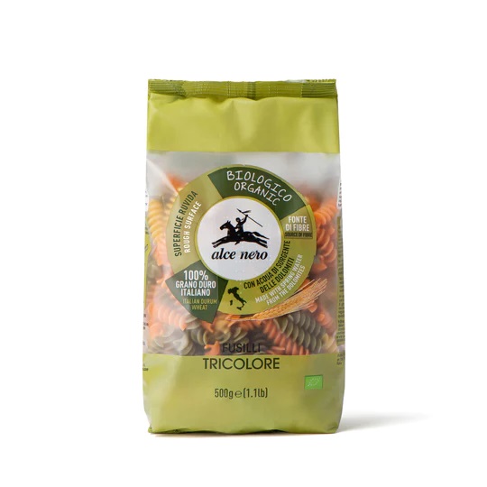 Fusilli tricolor Bio Alce Nero