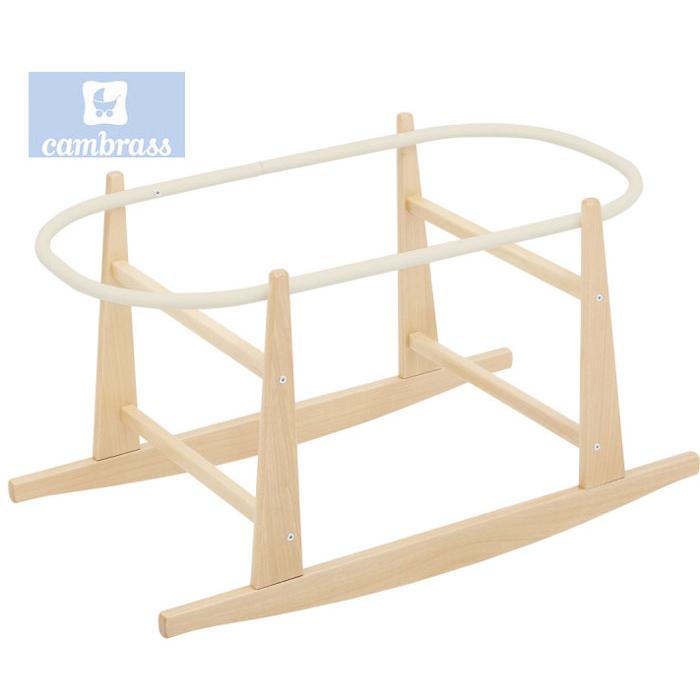 CAMBRASS - SUPORTE DE BERÇO DE MADEIRA 46,5x86x48,5 CM NATURAL