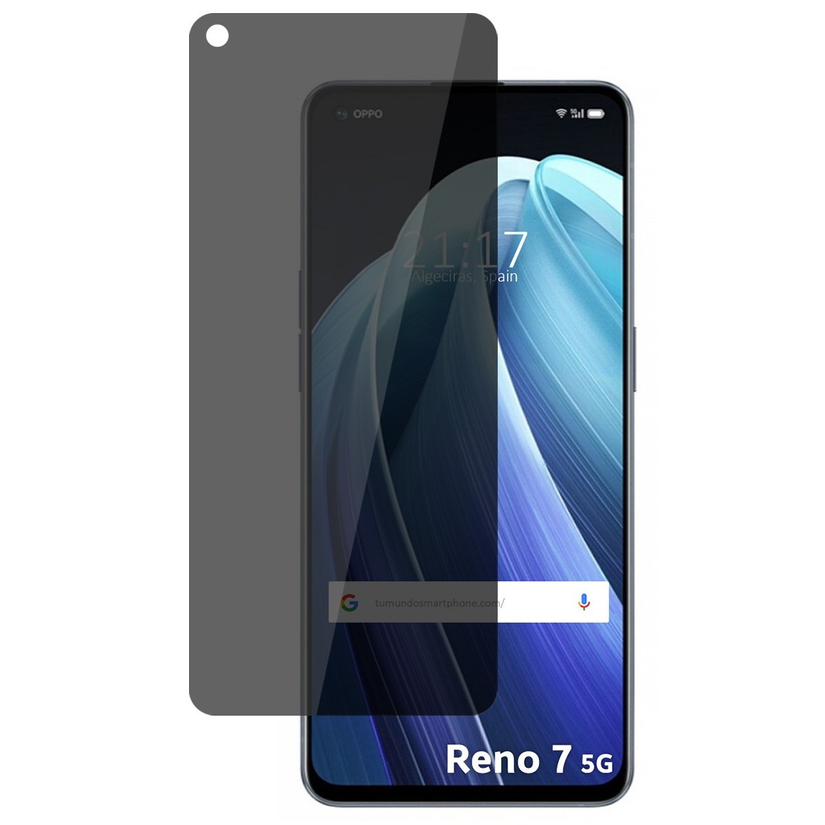 Protector Pantalla Hidrogel Privacidad Antiespías para Oppo Reno 7 5G