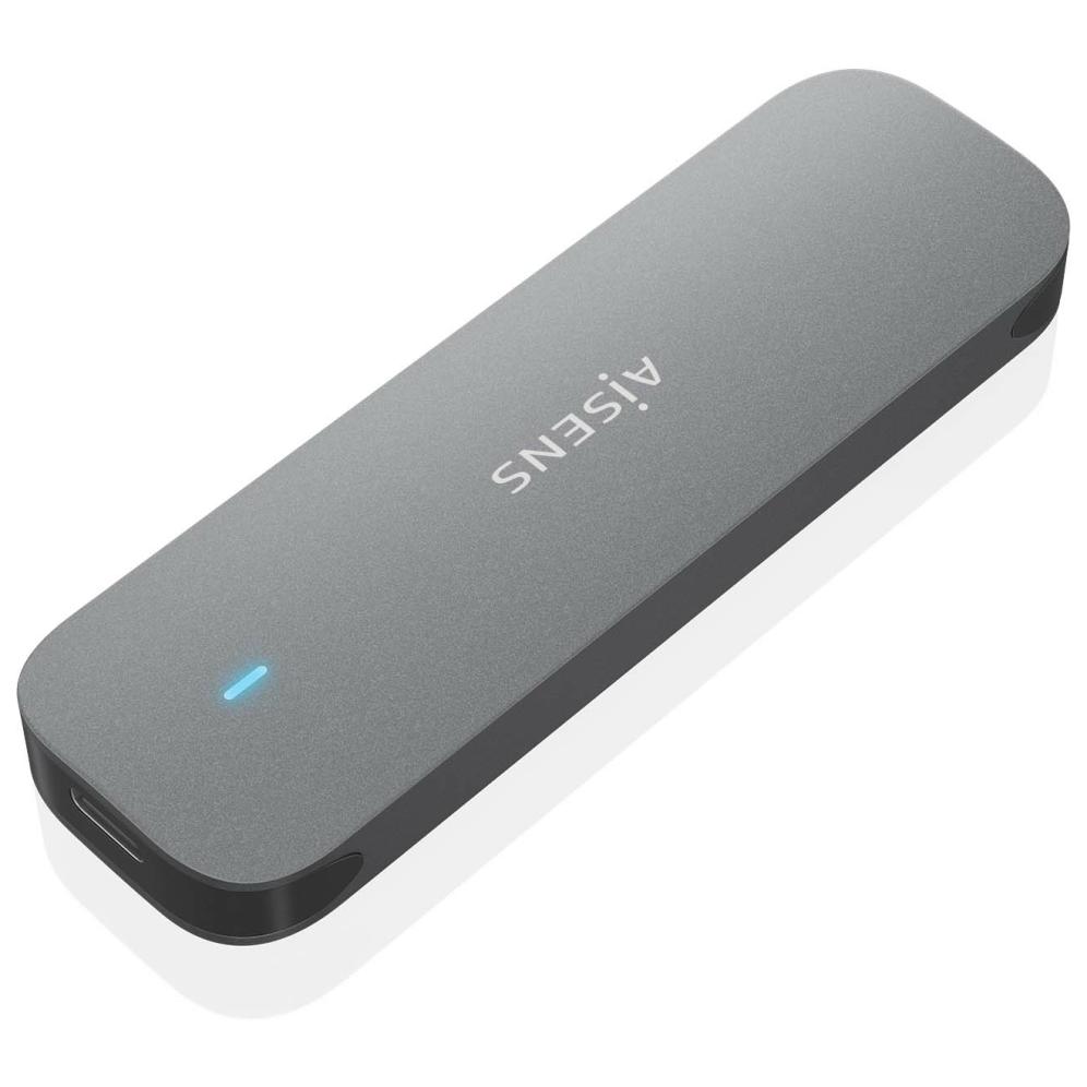 Caja Externa M.2 SATA AISENS ASM2-006GRY Aluminio Gris USB 3.1 Sin Tornillos