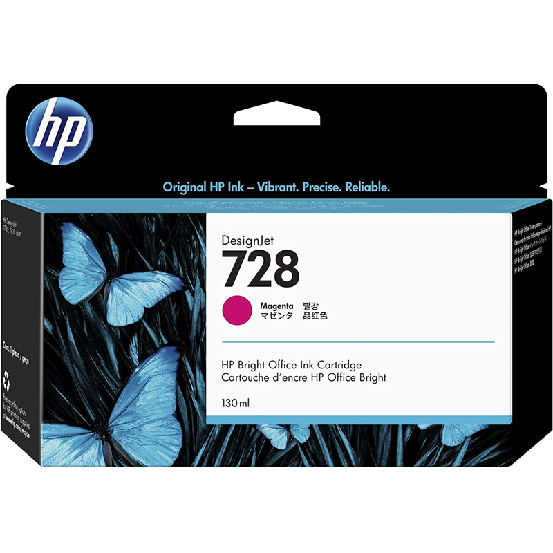 Cartucho HP 728 Magenta DESIGNJET T730 T830