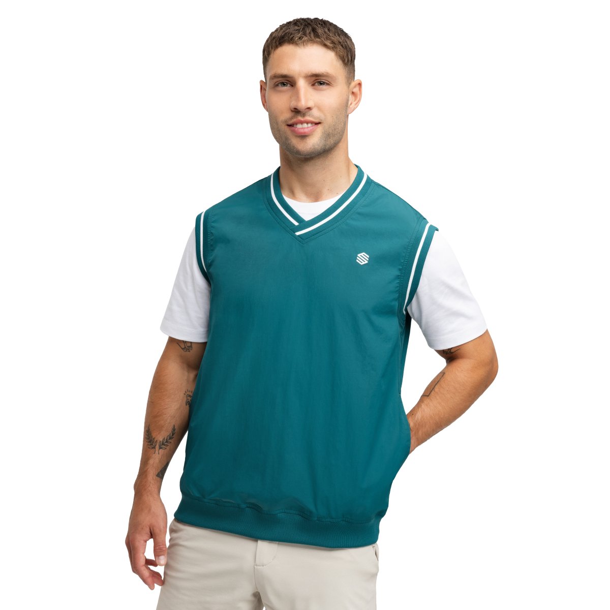 SIROKO - Chaleco Cortavientos PUTT Colección Golf para Hombre_