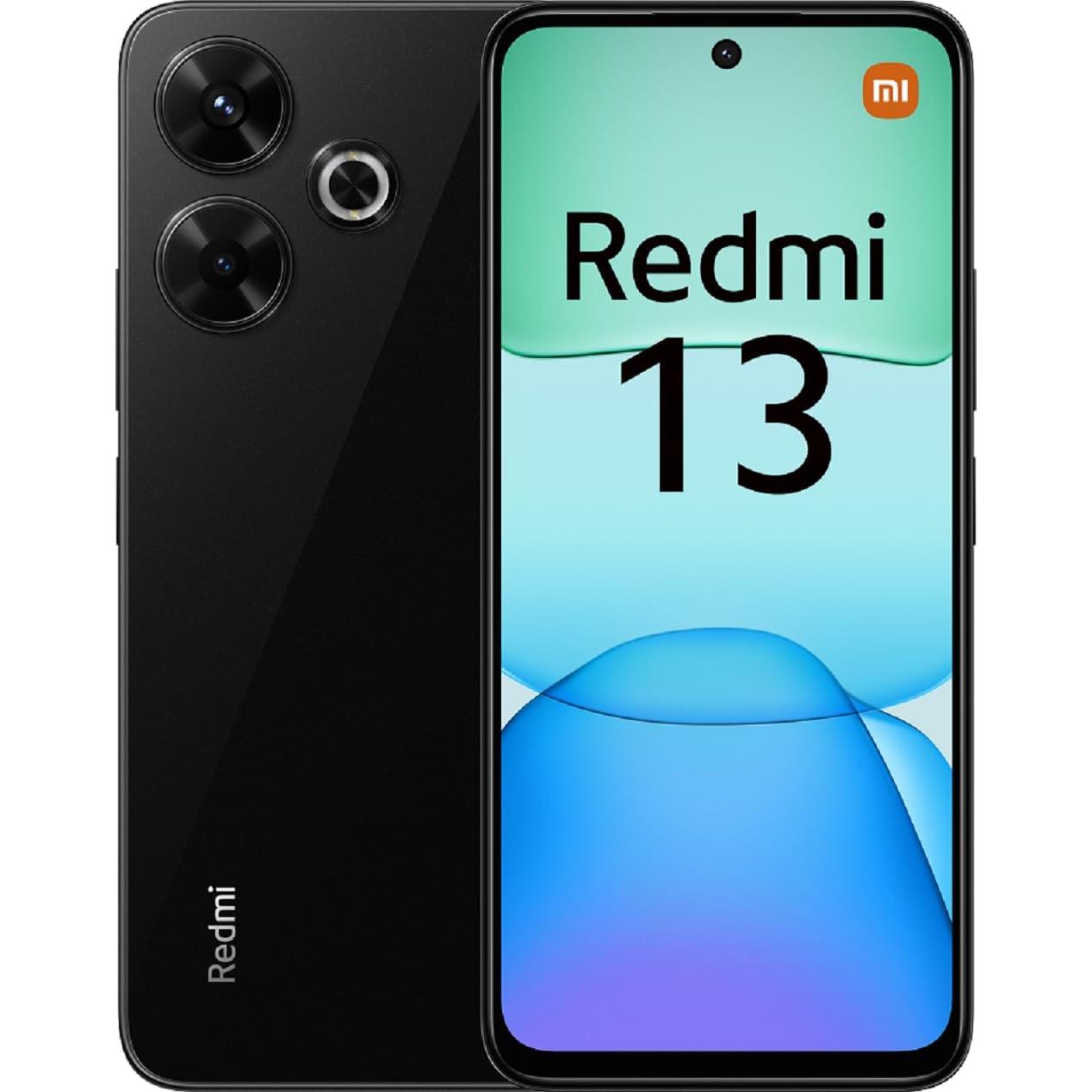 Smartphone Xiaomi Redmi 13 6GB/ 128GB/ 6.79"/ Negro Medianoche