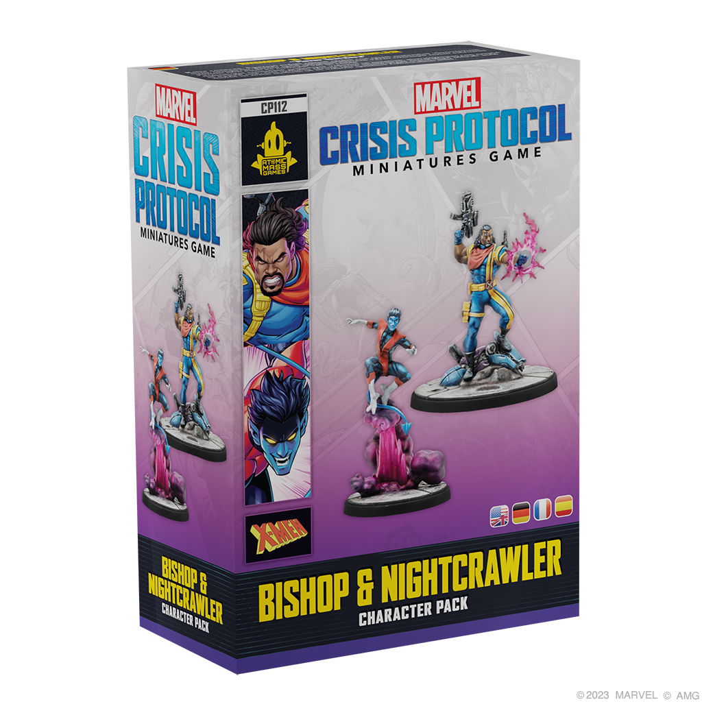 Asmodee - Juego de mesa Marvel Crisis Protocol: Bishop & Nightcrawler