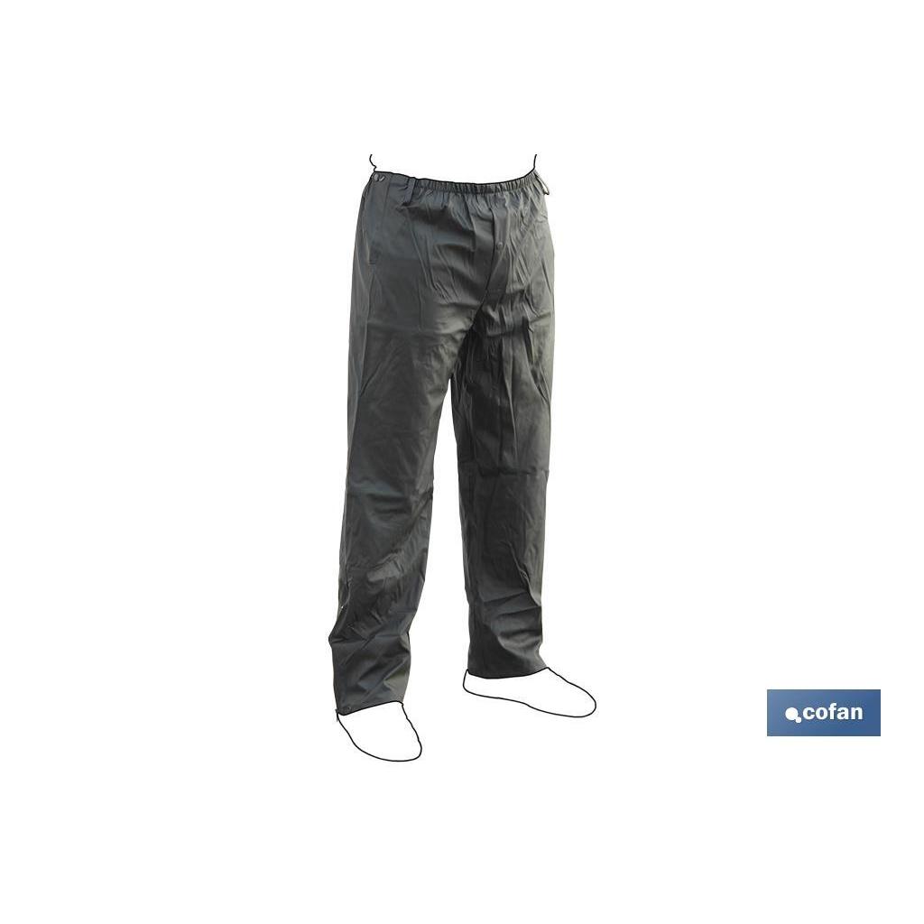 COFAN - Pantalón de Trabajo, Modelo Quant, Material: 60% algodón y 40%  poliéster, Color Girs/Negro