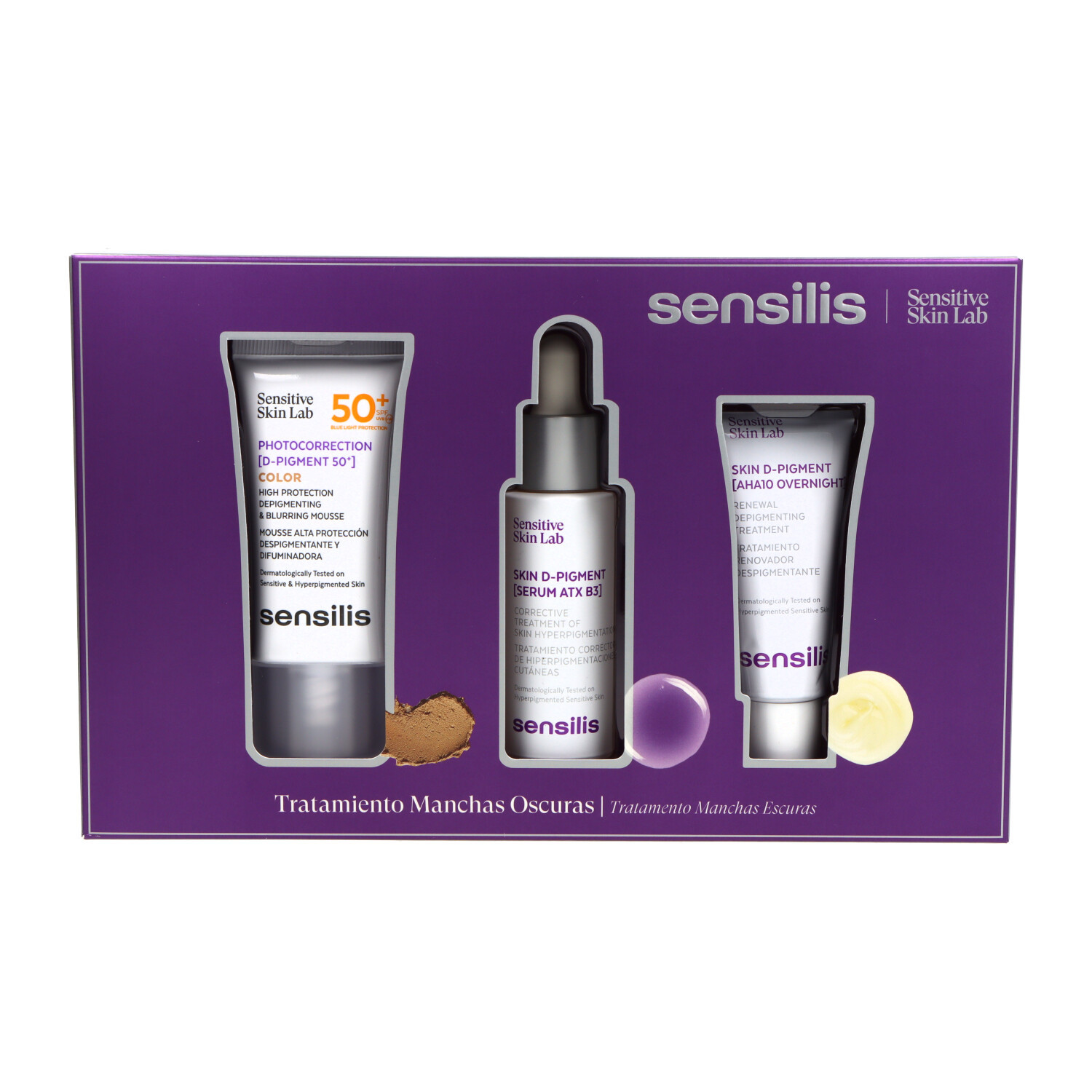 Sensilis Photocorrection Color 15ml + Skin D-pigment Serum 30ml + Skin D-pigment Aha10 15ml Promo