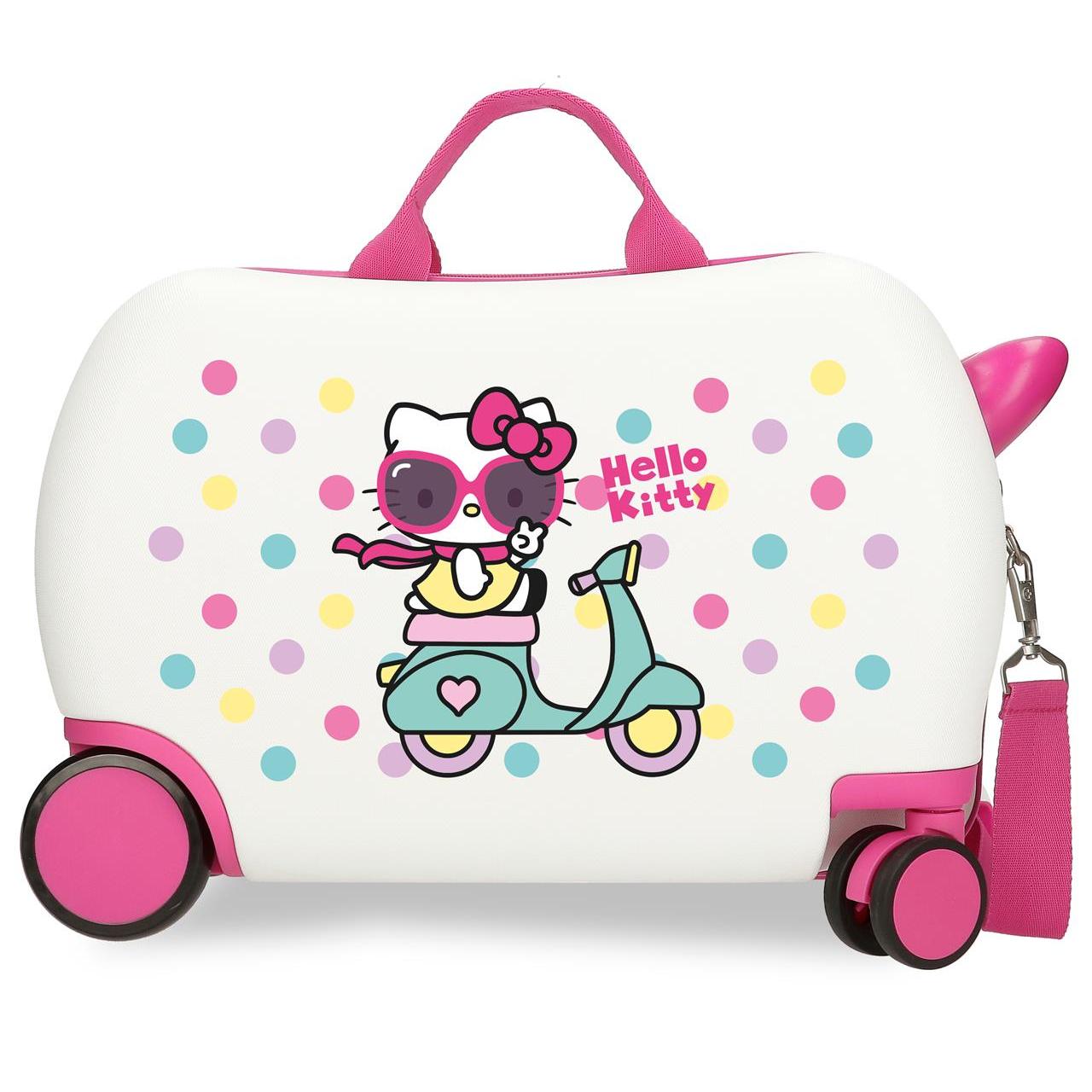 Hello Kitty Maleta Correpasillos ABS Rígida Girl Gang Rosa
