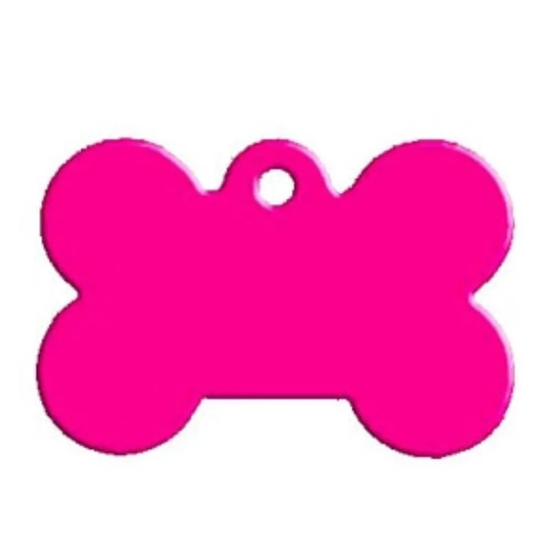 Chapa Identificación Personalizada para Perros y Gatos en Forma de Hueso