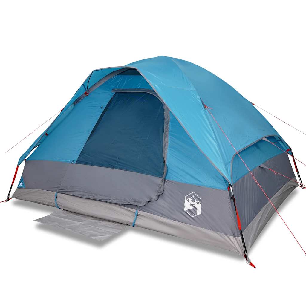 vidaXL Tienda de campaña iglú 2 personas tela opaca impermeable Color Blanco,  Azul,  Gris y naranja y mas