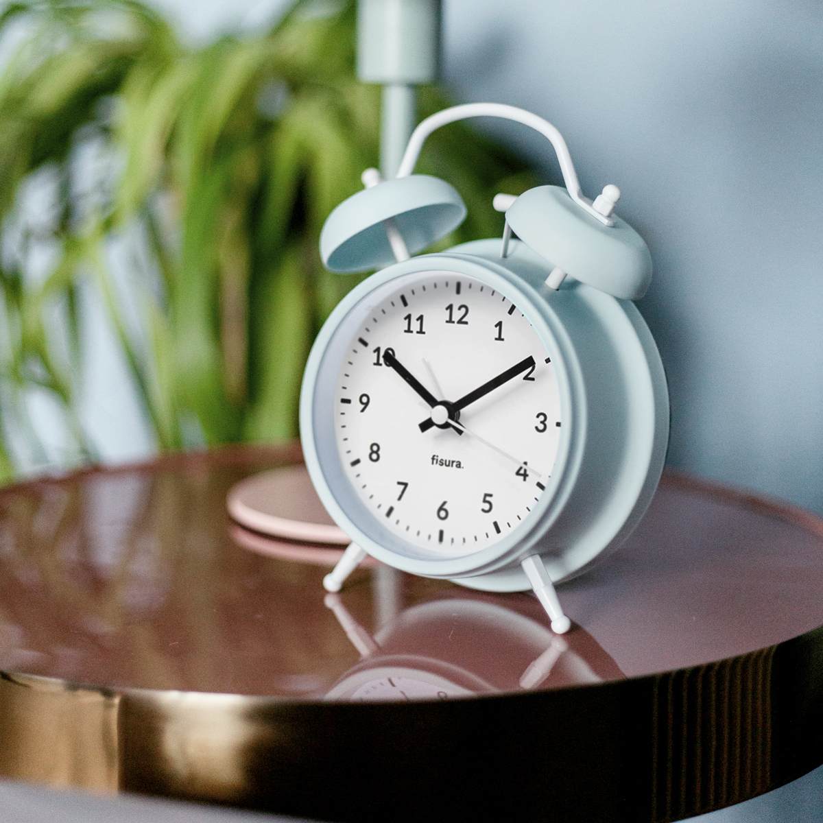 Fisura – Reloj despertador digital negro LED. Reloj indicador de fecha y  temperatura. Botón Snooze. 2 Pilas AAA. Goma ABS. Medidas: 12 x 5,5 x 7