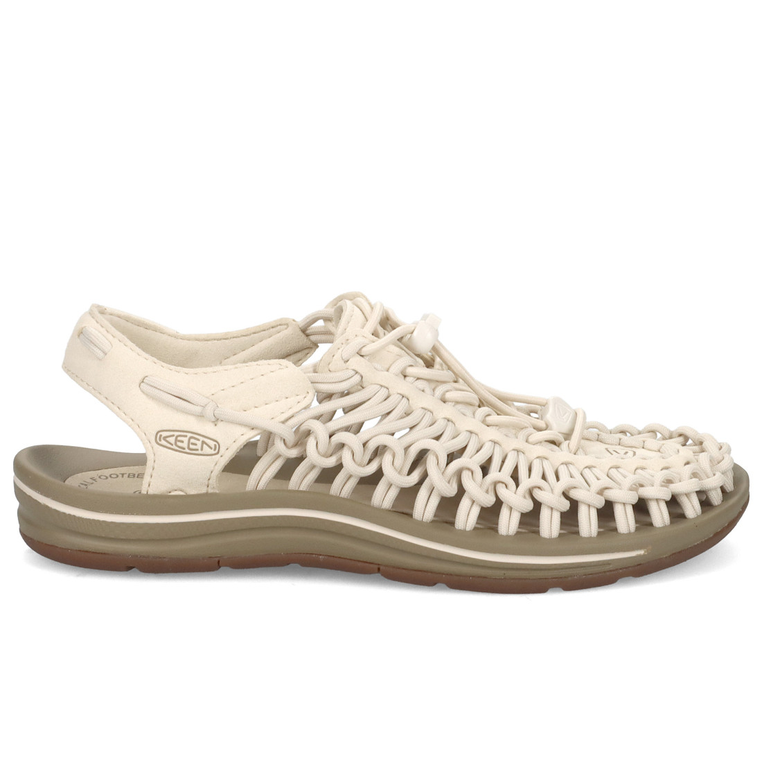 Keen Uneek para mujer blanco Bungee Cord Sneaker Sandal 161607