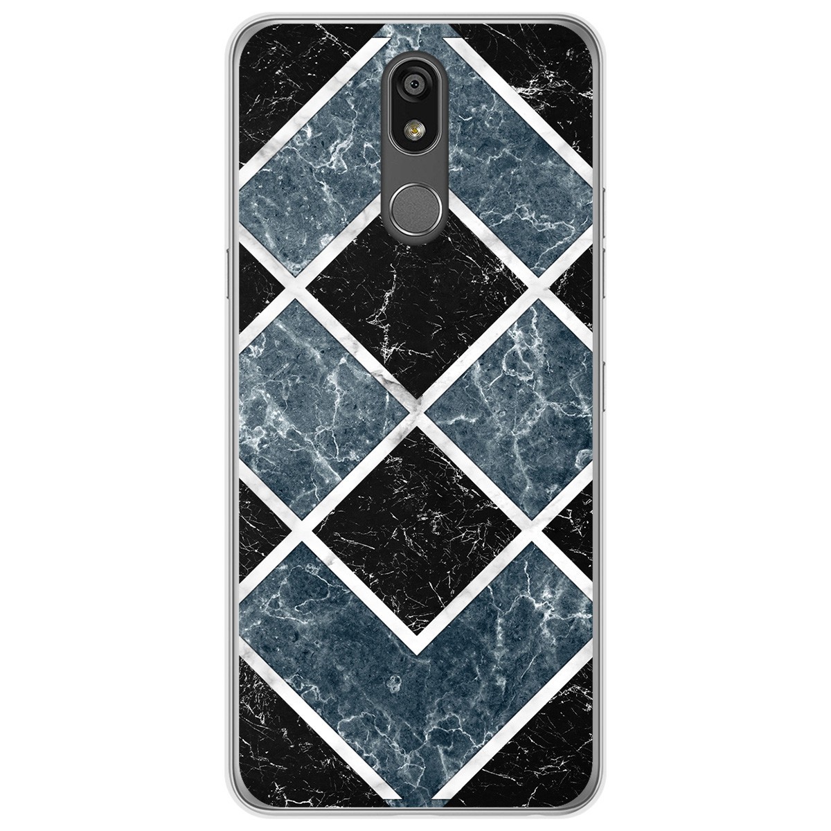 Tumundosmartphone Funda Gel Tpu para Lg K40 diseño Mármol 06 Dibujos