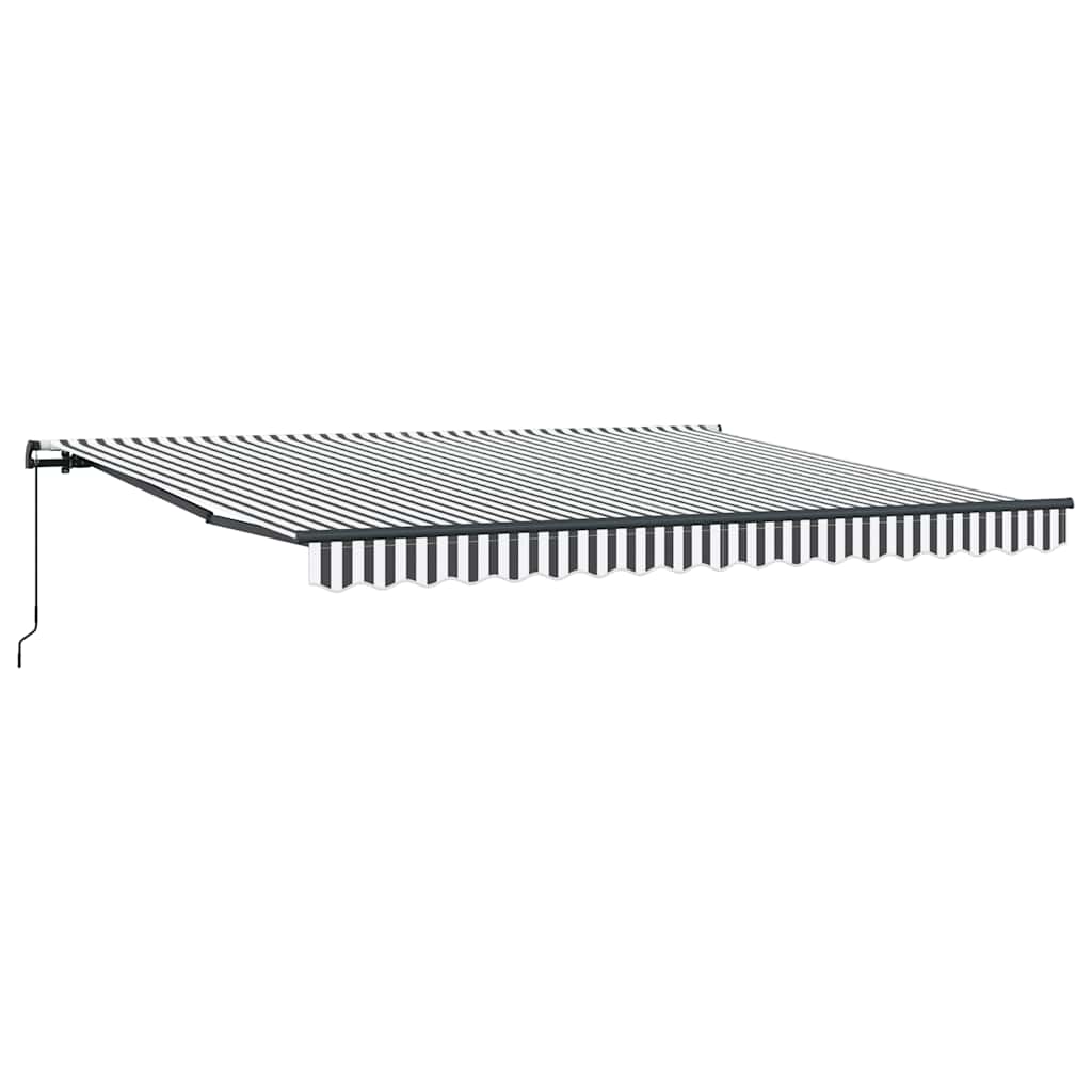 vidaXL Toldo Retráctil Poliéster y Acero 400 x 300 cm Multicolor