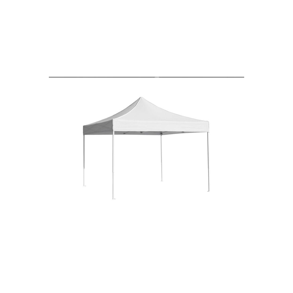 Carpa Plegable 3x3 Eco - Blanco - Impermeable - Cenador ideal para Jardín, Playa, Terrazas - Disponible en varios colores