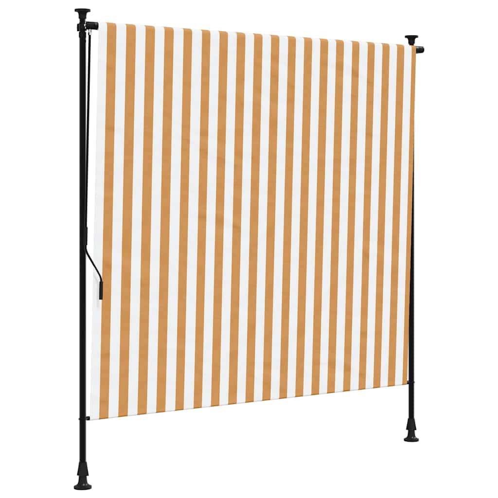 vidaXL Persiana enrollable exterior tela acero 200x270 cm Multicolor