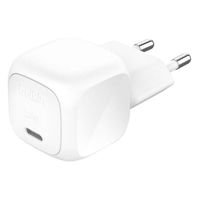 Cargador Belkin WCA009KQWH  | Carga rápida, Power Delivery 3.1, 1x USB-C, Smartphones, tabletas, Diseño compacto