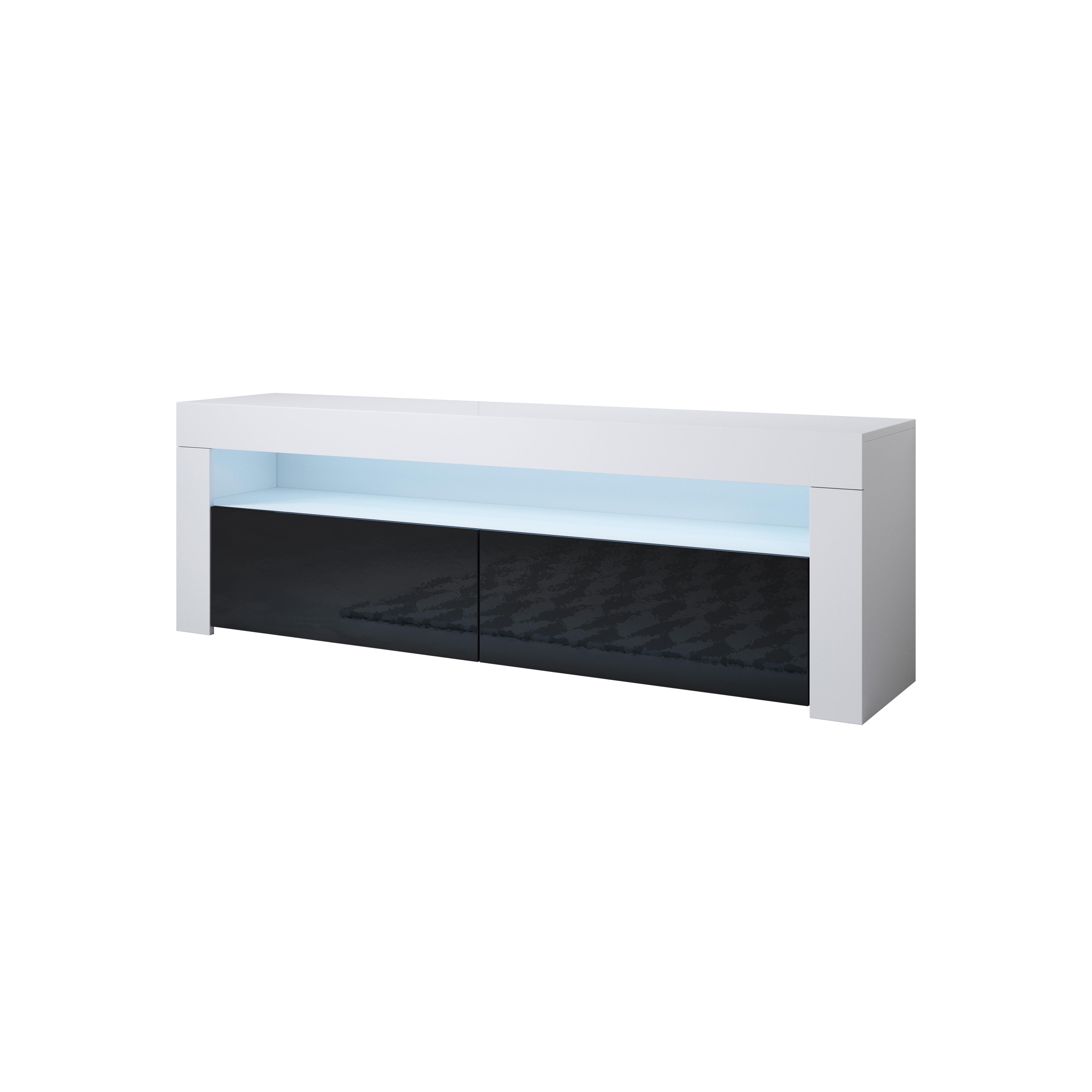 MB Muebles Bonitos - Mueble TV para Salón, LED, Ancho 140cm, Más Colores, Modelo Aker