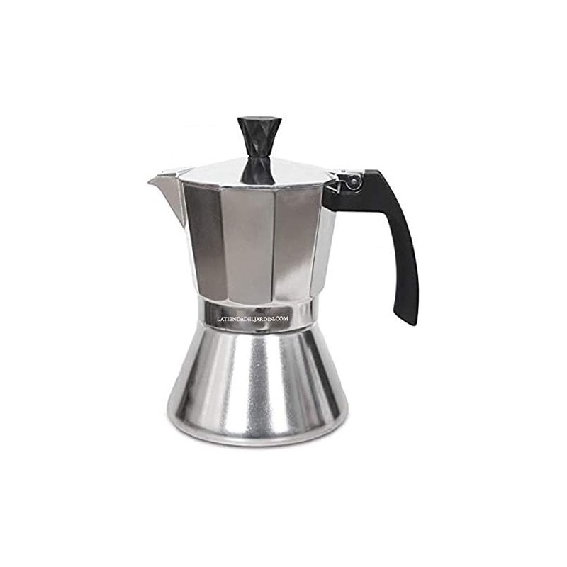 SUINGA Cafetera Aluminio Aluminio | Cafetera Italiana 12 Tazas Inducción | Cafetera Espresso | Cafetera Apta para todo tipo de cocinas
