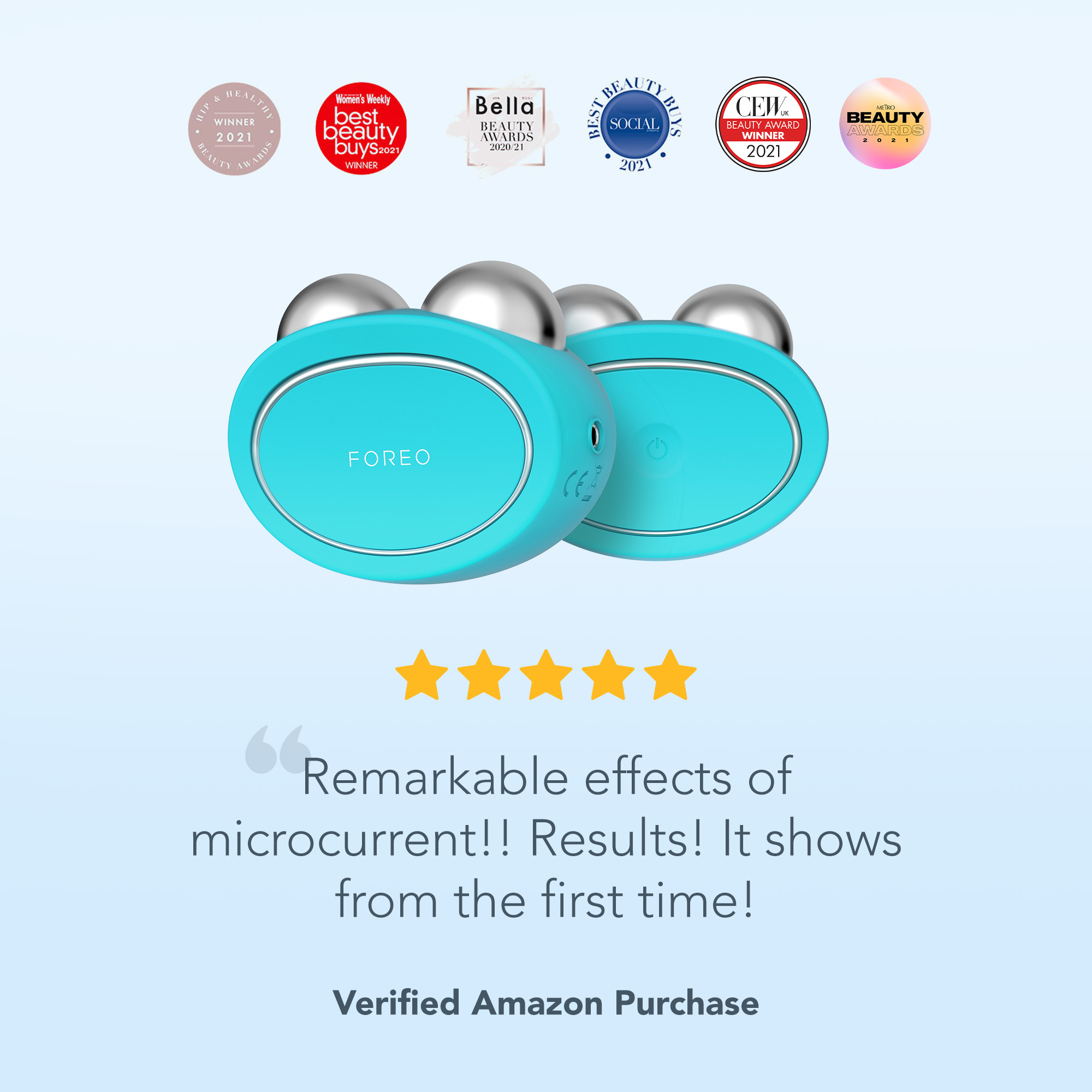 FOREO BEAR Masajeador facial eléctrico de microcorrientes