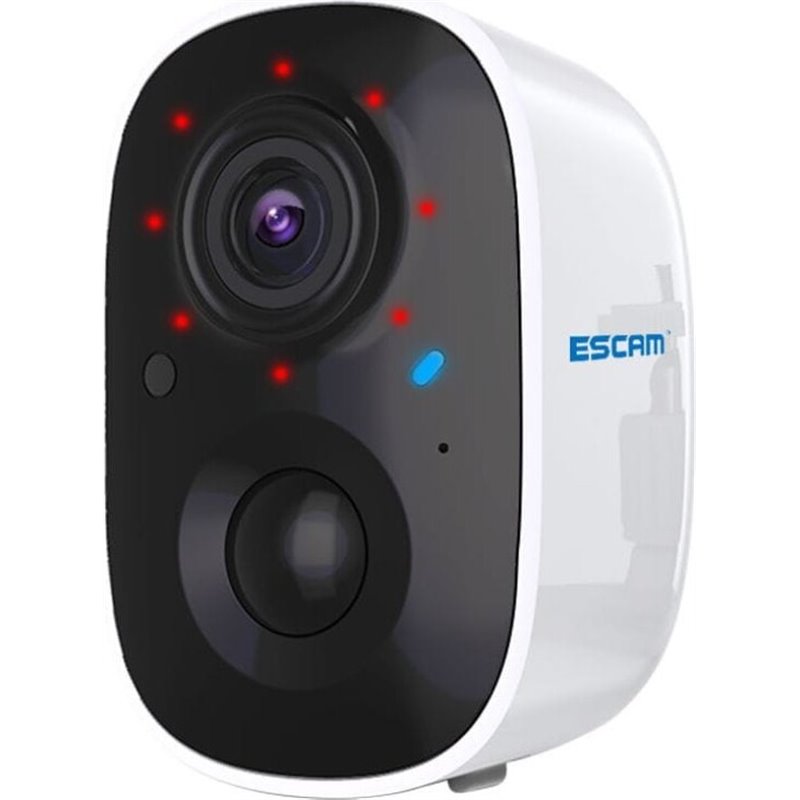 Escam G14 2MP Full HD Visión nocturna Reconocimiento por IA Blanco - Cámara de vigilancia