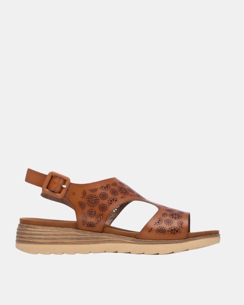 REFRESH 175167 Sandalias Abiertas Mujer Marrón