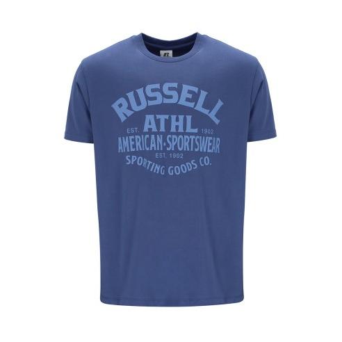 Russell Athletic - Camiseta Russell Athletic RUSSELL AMT A30191 de Algodón para Hombre - Azul
