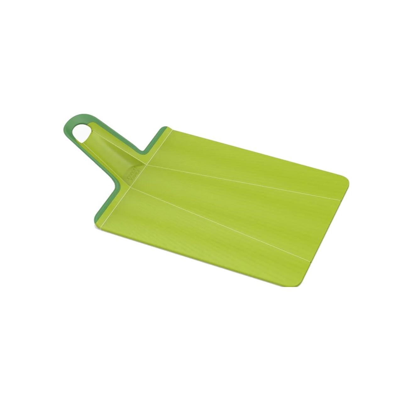Joseph Joseph Tabla de Cortar Plegable Verde Chop2Pot™ Plus, multifuncional, base antideslizante