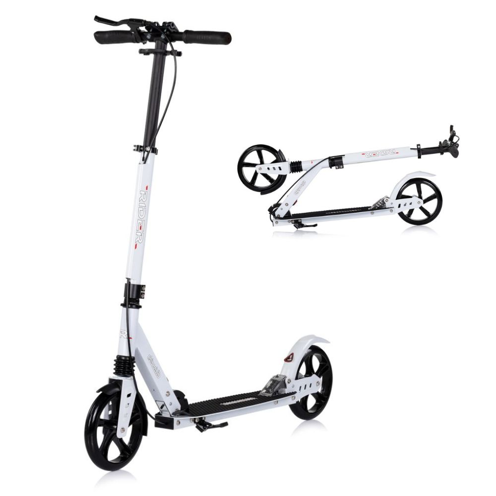 Patinete Plegable RIDER Chipolino con Amortiguación Ruedas PU hasta 100 kg +8 Años