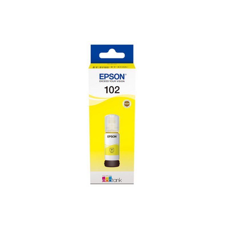 Cartucho de Tinta Amarillo Epson 102 - Alta Calidad de Impresión