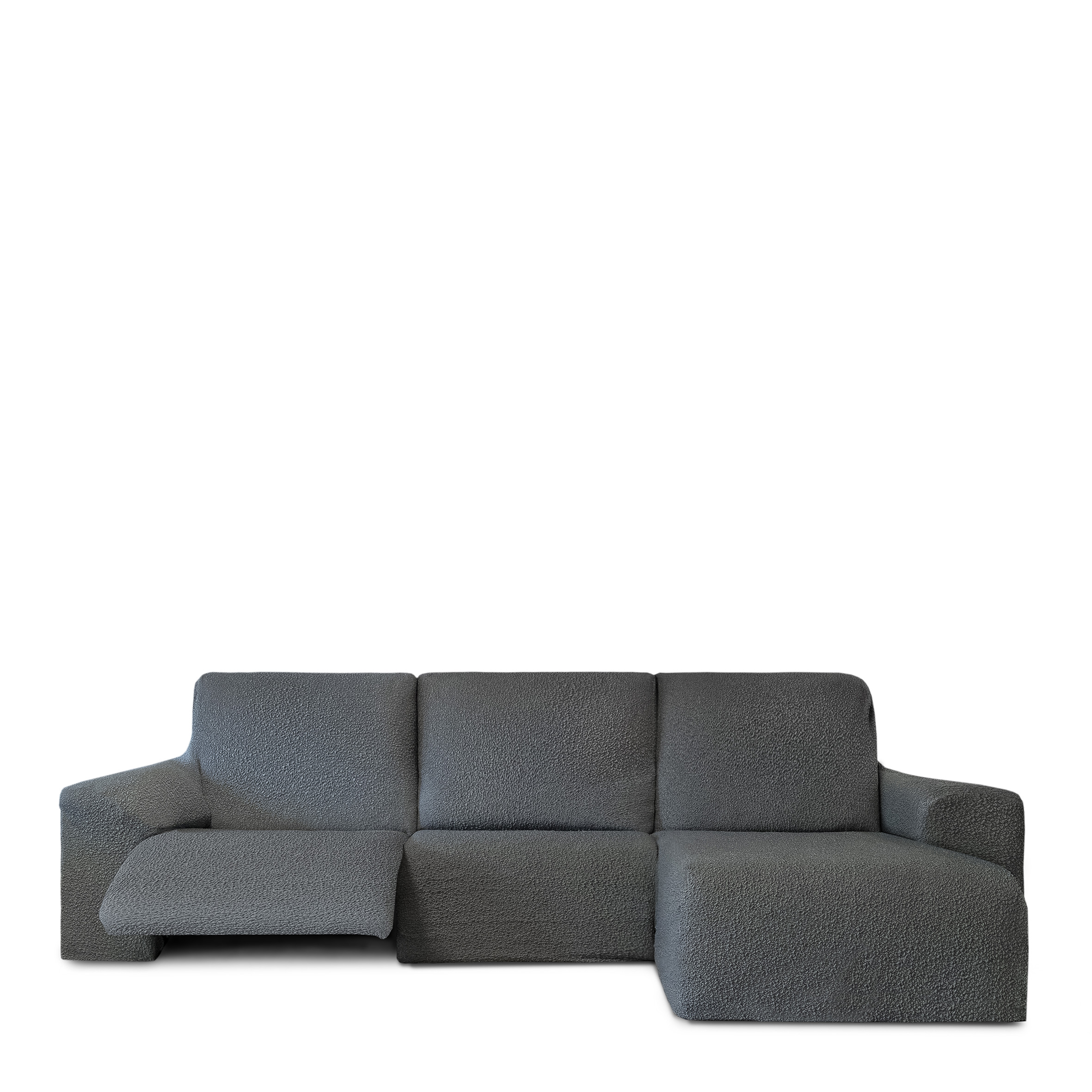 Funda de sofa m/0 ch. longue relax premium roc derecha (Mirando de frente) c/16 brazo corto, Tamaño brazo corto derecha, 170x310x110cm, Fábricada en España