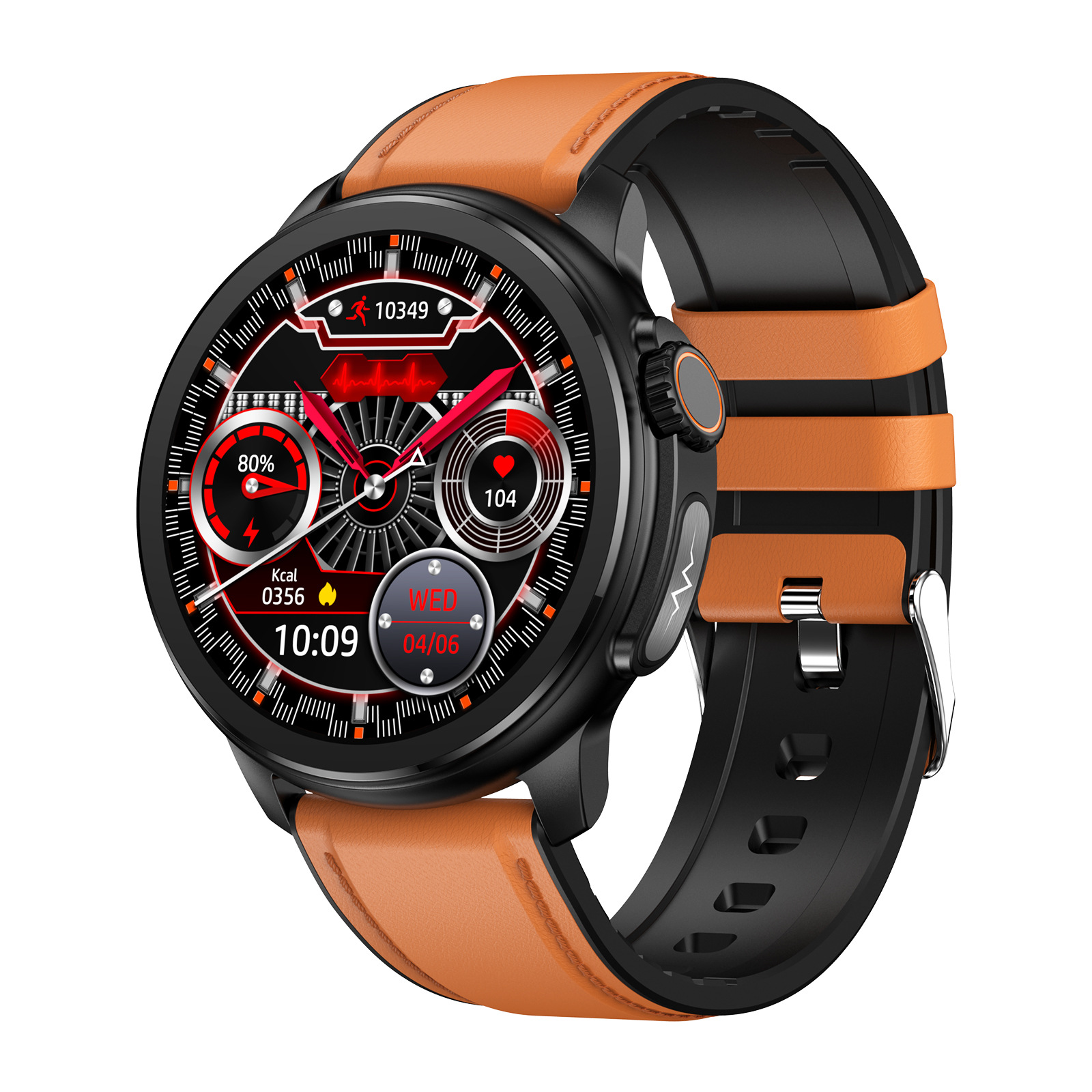 monitorización multi-deporte Bluetooth ET481 smartwatch llamada ECG ácido úrico lípidos en sangre azúcar en la sangre frecuencia cardíaca de la temperatura corporal