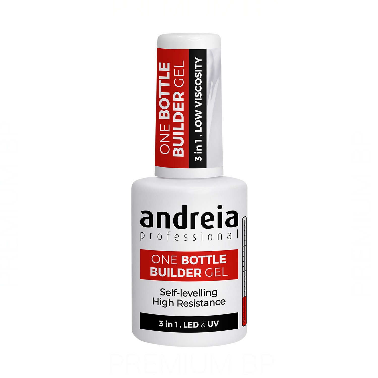 Andreia - Andreia professional one bottle builder gel gel construcción 3 en 1 baja viscosidad clear 14 ml,