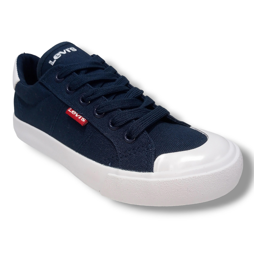 Levi's Levis Zapatilla Lona Sneakers VORI0133T MARINO calzado niños Levis Summer ROYALE CORDONETS